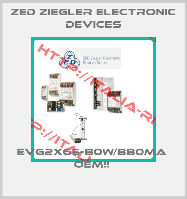 ZED Ziegler Electronic Devices-EVG2x65-80W/880mA  OEM!! 