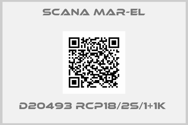 Scana Mar-El-D20493 RCP18/2S/1+1K 
