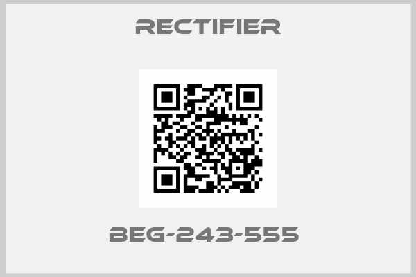 Rectifier-BEG-243-555 