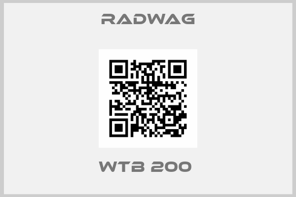 Radwag-WTB 200 