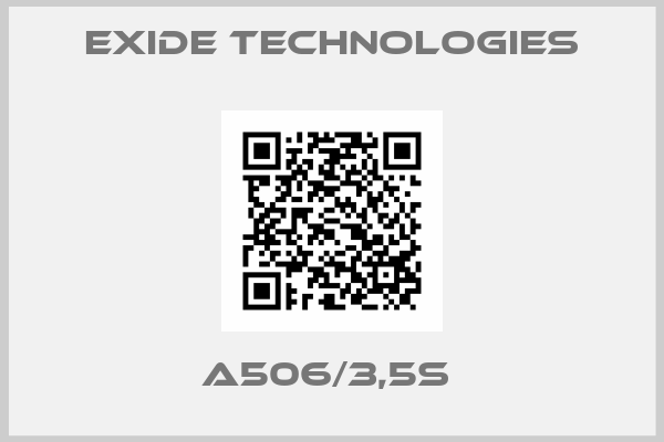 Exide Technologies-A506/3,5S 
