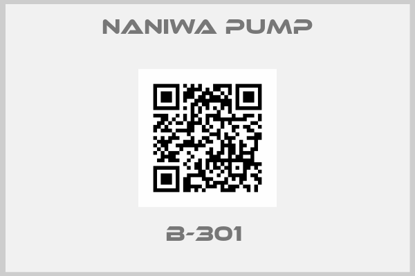 NANIWA PUMP-B-301 