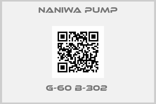 NANIWA PUMP-G-60 B-302 