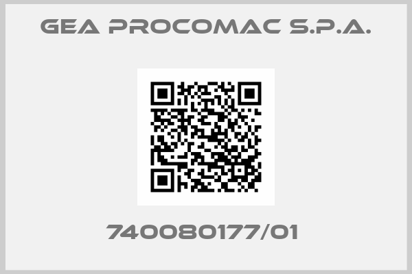 GEA Procomac S.p.A.-740080177/01 