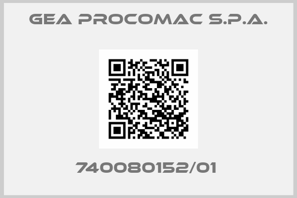 GEA Procomac S.p.A.-740080152/01 