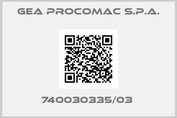 GEA Procomac S.p.A.-740030335/03 