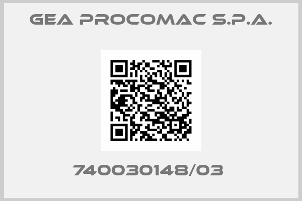 GEA Procomac S.p.A.-740030148/03 
