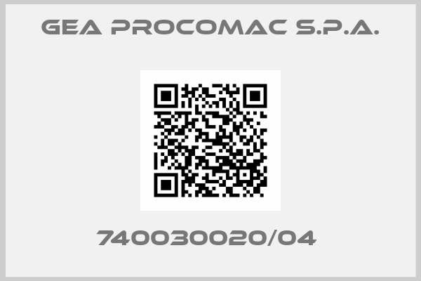 GEA Procomac S.p.A.-740030020/04 