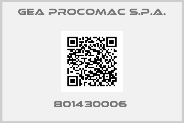 GEA Procomac S.p.A.-801430006 