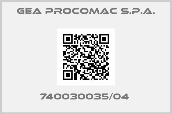 GEA Procomac S.p.A.-740030035/04 