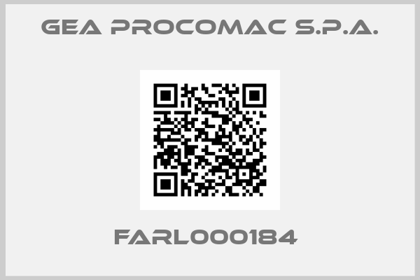 GEA Procomac S.p.A.-FARL000184 
