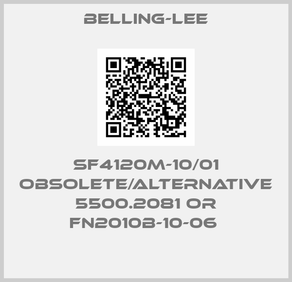 Belling-lee-SF4120M-10/01 obsolete/alternative 5500.2081 or FN2010B-10-06 