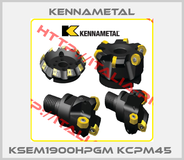 Kennametal-KSEM1900HPGM KCPM45 