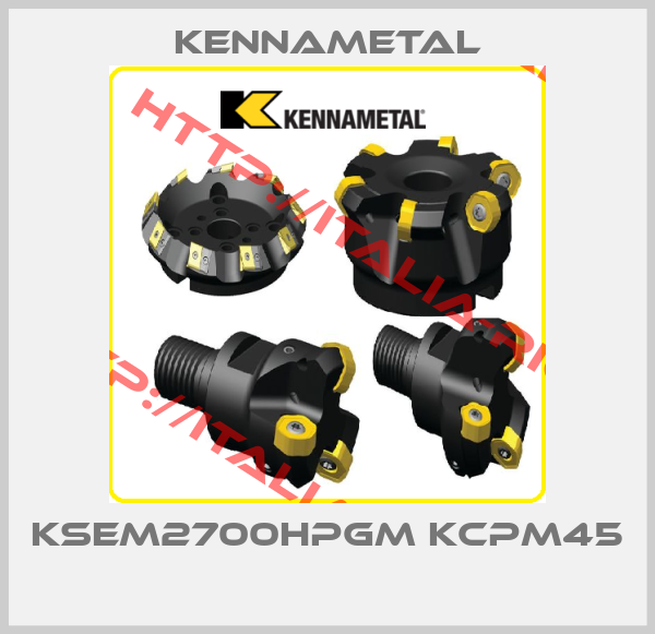 Kennametal-KSEM2700HPGM KCPM45 