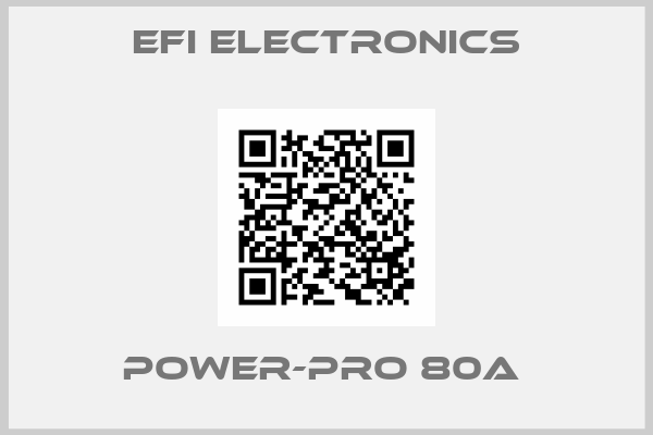 Efi Electronics-Power-Pro 80A 