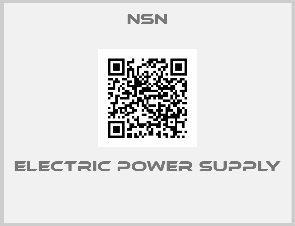 NSN-Electric power supply 