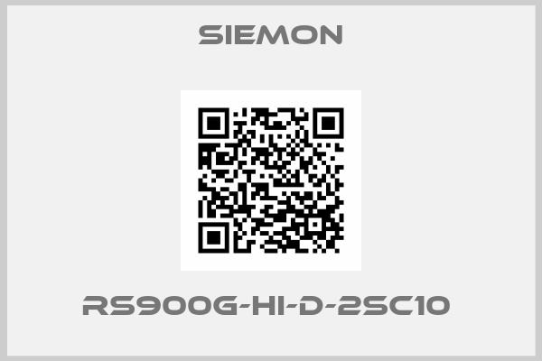 Siemon-RS900G-HI-D-2SC10 