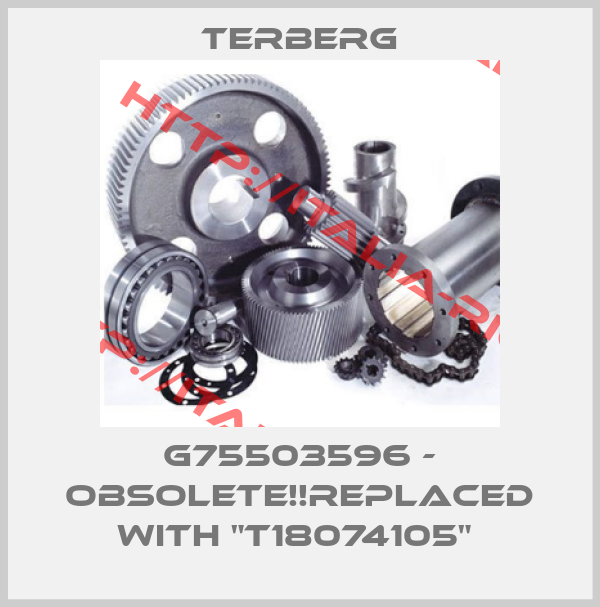TERBERG-G75503596 - Obsolete!!Replaced with "T18074105" 