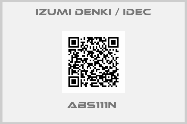IZUMI DENKI / IDEC-ABS111N 