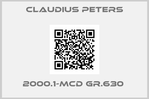 Claudius Peters-2000.1-MCD Gr.630 