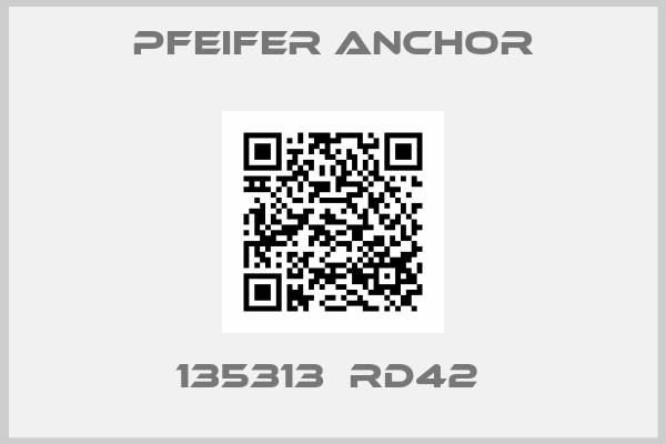 Pfeifer Anchor-135313  Rd42 