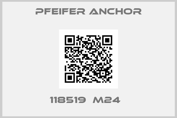 Pfeifer Anchor-118519  M24  