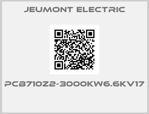 Jeumont Electric-PCB710Z2-3000KW6.6KV17 