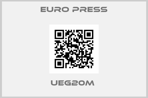 Euro Press-UEG20M 