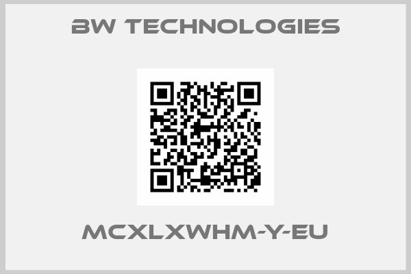 BW Technologies-MCXLXWHM-Y-EU