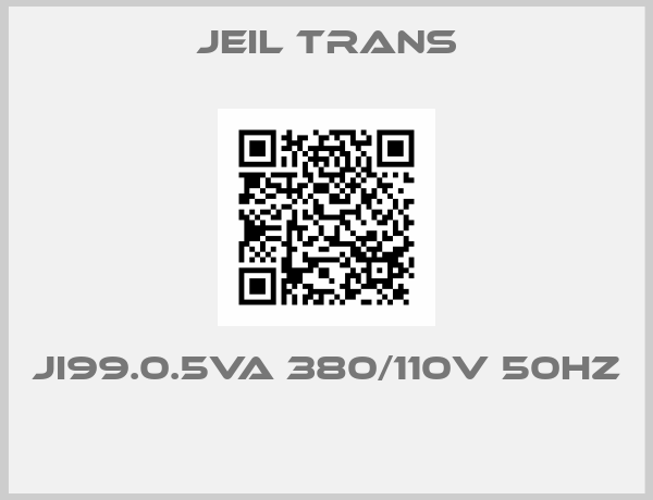 Jeil Trans-Ji99.0.5VA 380/110v 50hz 