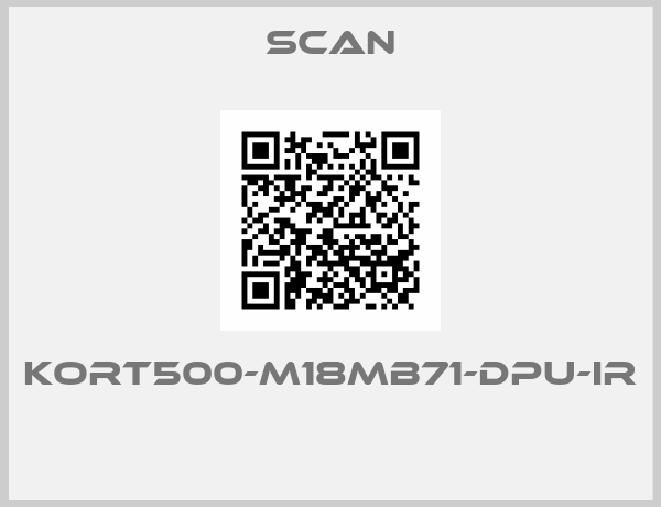 SCAN-KORT500-M18MB71-DPU-IR  