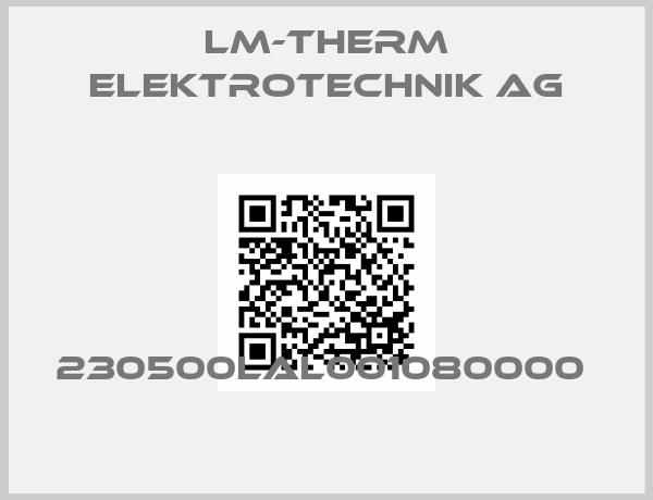 Lm-therm Elektrotechnik AG-230500LAL001080000 