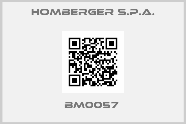 HOMBERGER S.P.A.-BM0057 