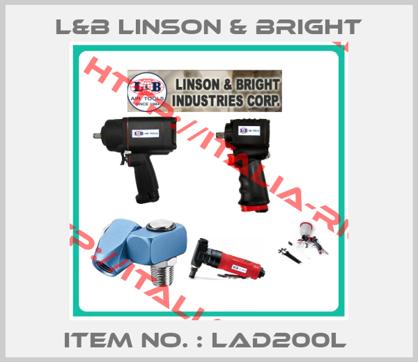 L&B LINSON & BRIGHT-ITEM No. : LAD200L 