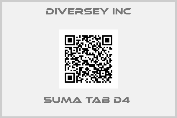 Diversey Inc-Suma Tab D4 
