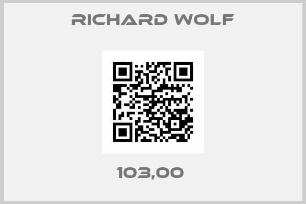 RICHARD WOLF-103,00 