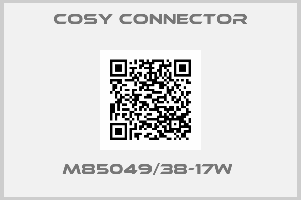 Cosy Connector-M85049/38-17W 