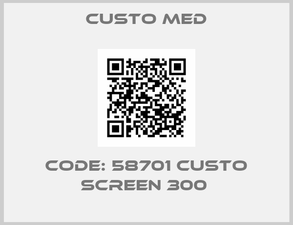 Custo Med-Code: 58701 Custo Screen 300 
