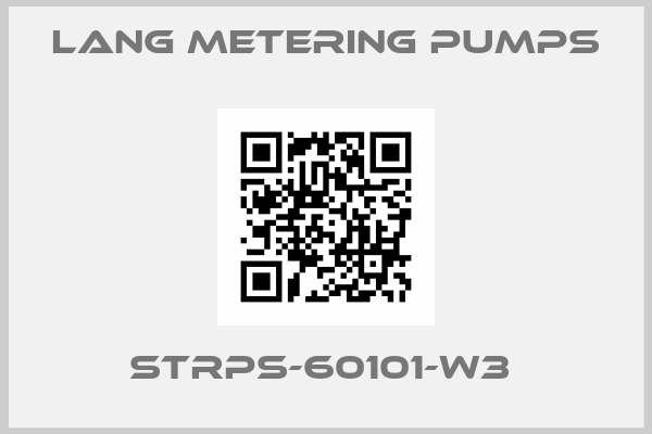 Lang metering pumps-STRPS-60101-W3 