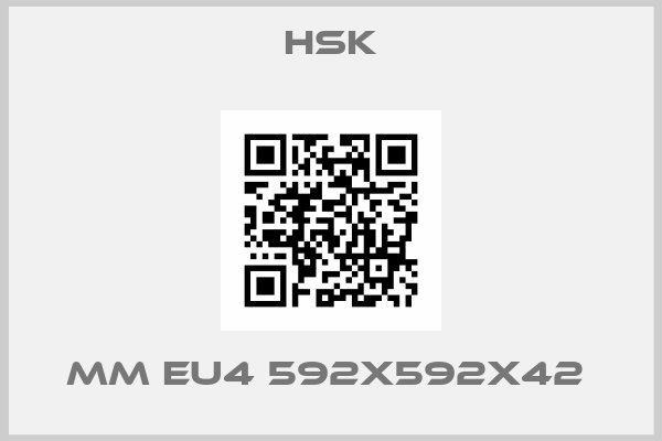HSK-MM EU4 592x592x42 