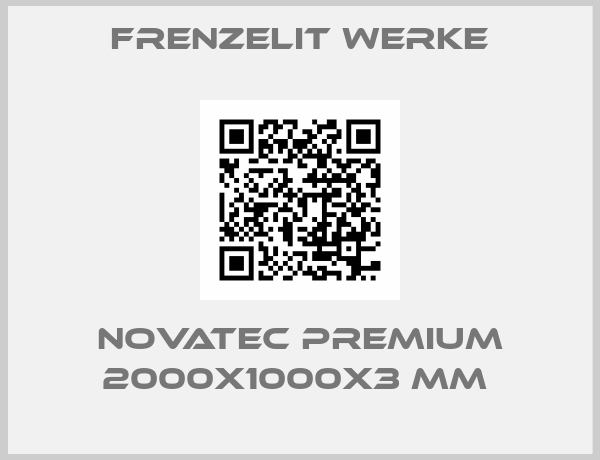Frenzelit Werke-Novatec Premium 2000x1000x3 mm 