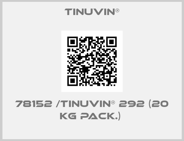 Tinuvin®-78152 /Tinuvin® 292 (20 kg pack.) 