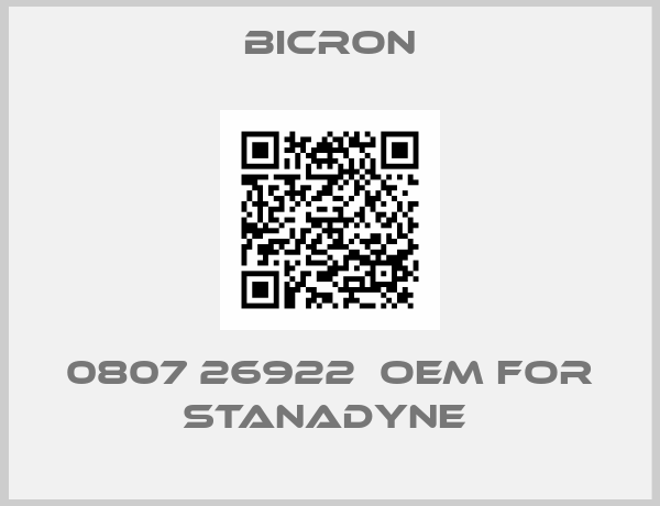 Bicron-0807 26922  OEM for Stanadyne 