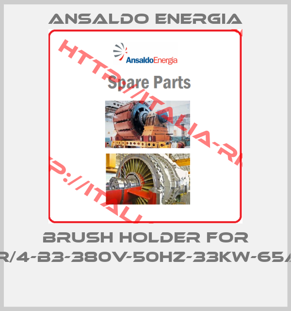 ANSALDO ENERGIA-Brush holder for QMF225MR/4-B3-380V-50HZ-33KW-65A-1470RPM 