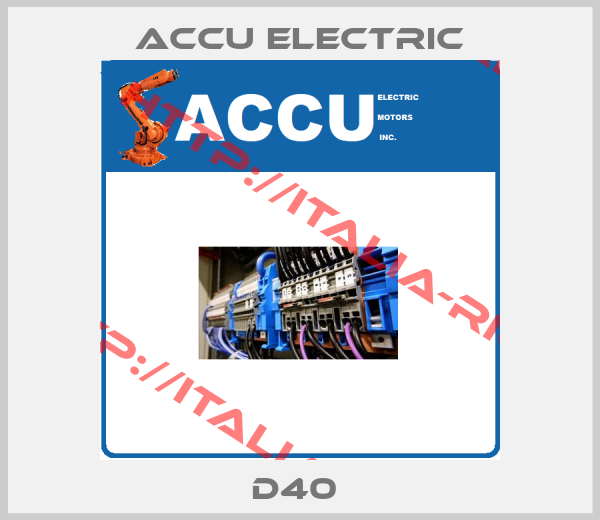 ACCU Electric-D40 