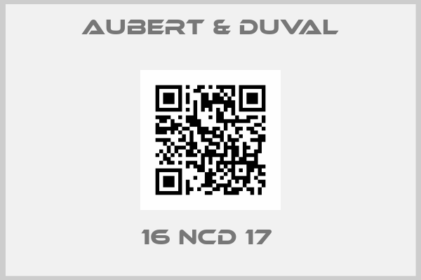 Aubert & Duval-16 NCD 17 