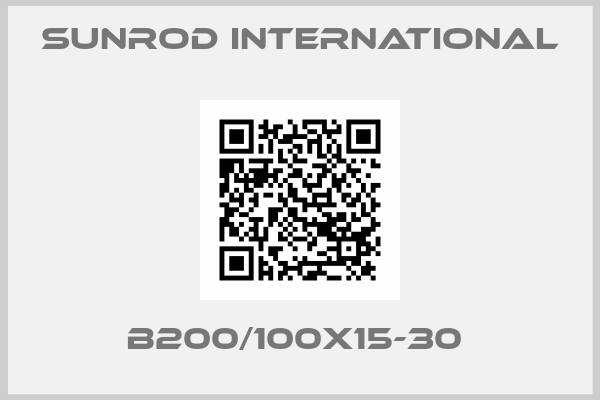 Sunrod International-B200/100x15-30 