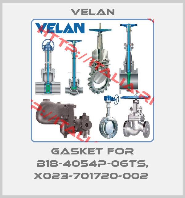 Velan-GASKET FOR B18-4054P-06TS, X023-701720-002 