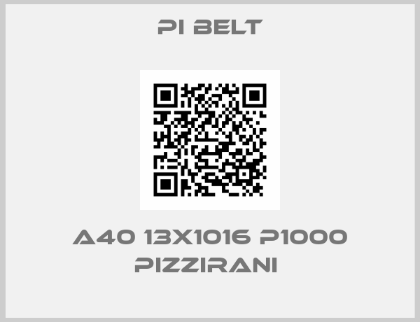 Pi Belt-A40 13X1016 P1000 PIZZIRANI 