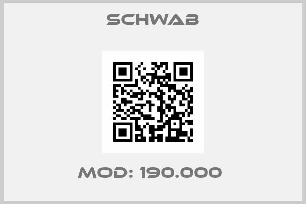 Schwab-Mod: 190.000 